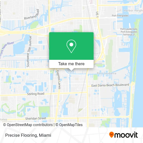 Precise Flooring map