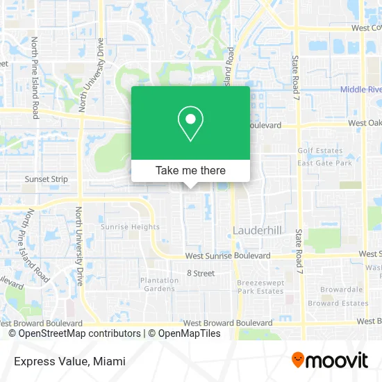 Express Value map