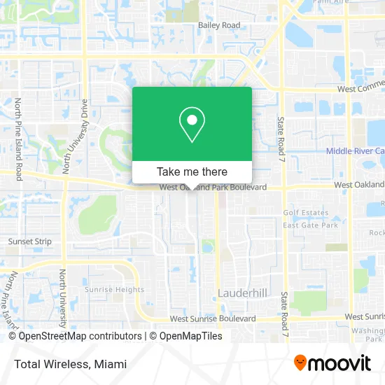 Total Wireless map