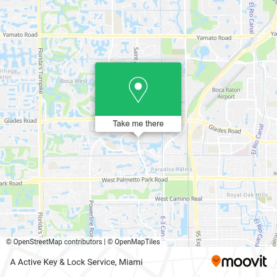 A Active Key & Lock Service map