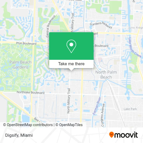Digsify map