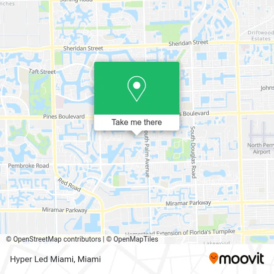Hyper Led Miami map
