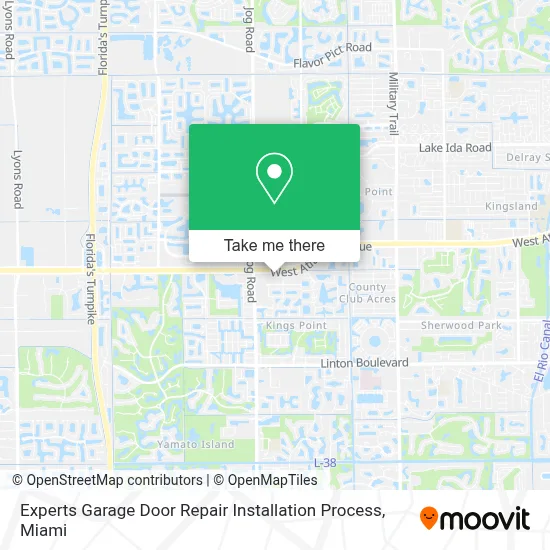 Experts Garage Door Repair Installation Process map
