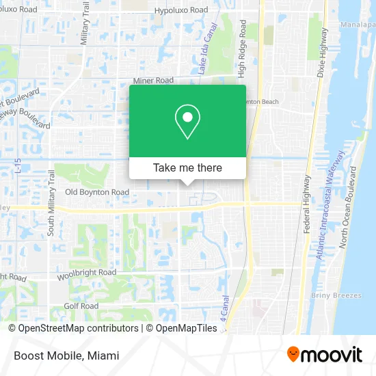 Boost Mobile map