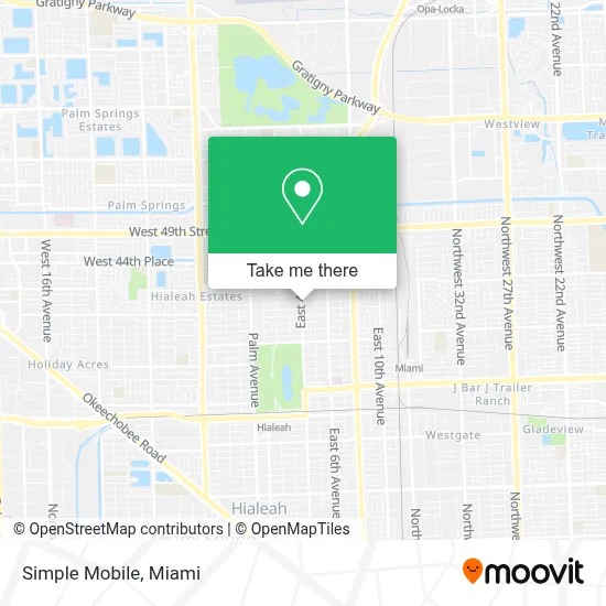 Simple Mobile map