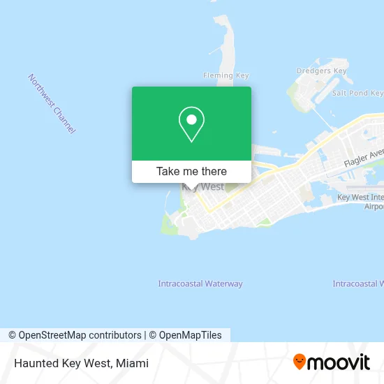 Haunted Key West map