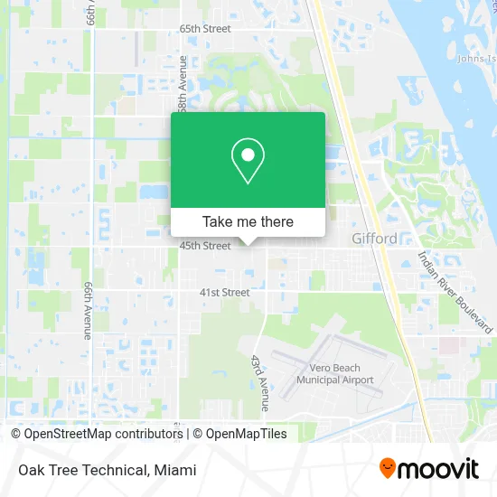 Oak Tree Technical map