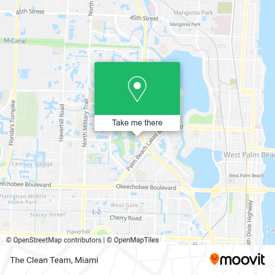 The Clean Team map