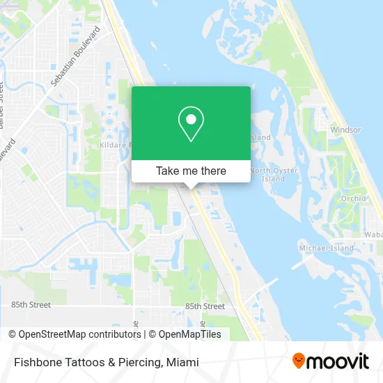 Fishbone Tattoos & Piercing map