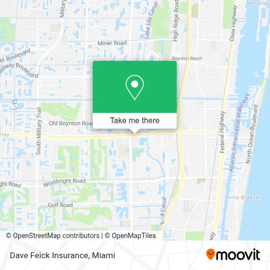Dave Feick Insurance map