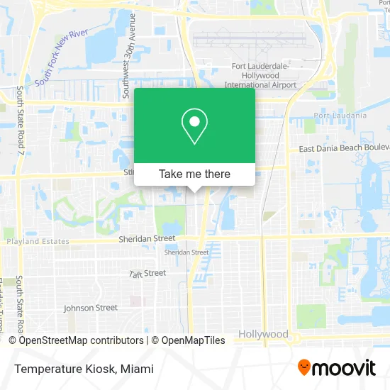 Temperature Kiosk map
