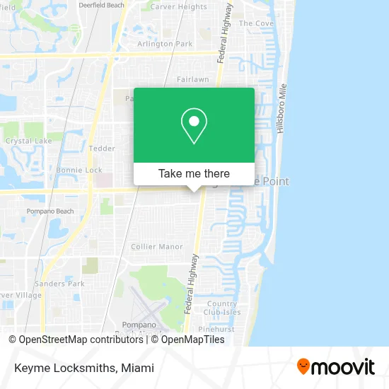 Keyme Locksmiths map