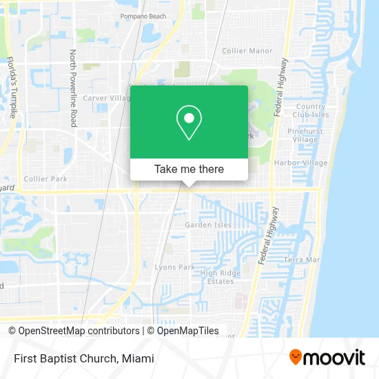 First Baptist Church map