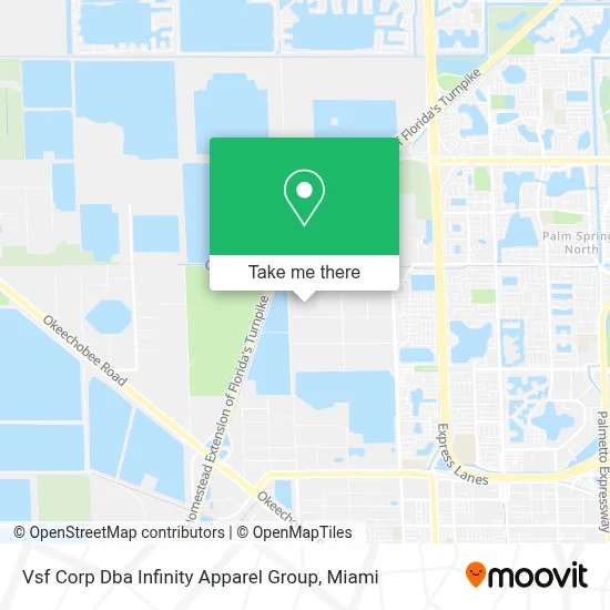 Vsf Corp Dba Infinity Apparel Group map
