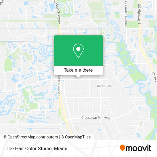 The Hair Color Studio map