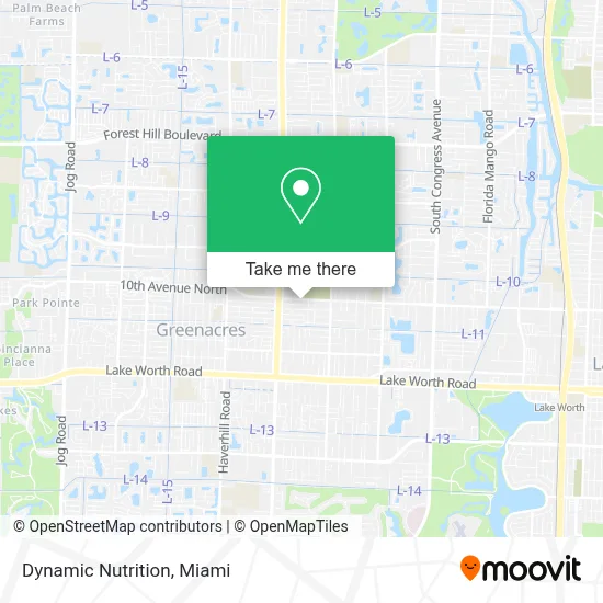Dynamic Nutrition map