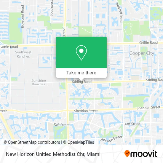 New Horizon Unitied Methodist Chr map