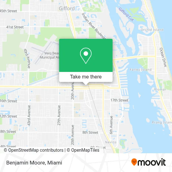 Benjamin Moore map