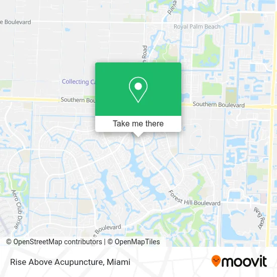 Rise Above Acupuncture map