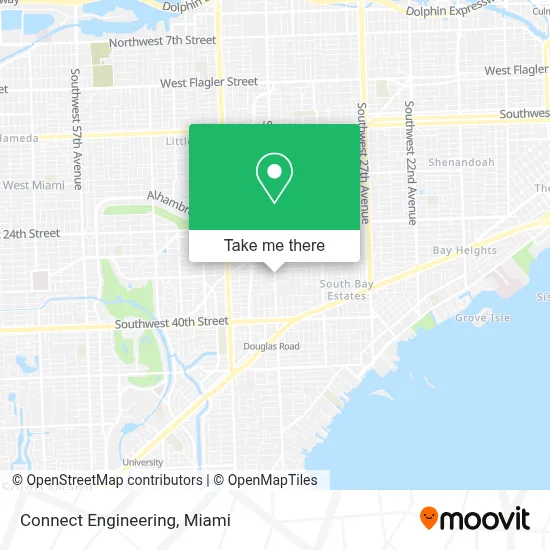 Connect Engineering map
