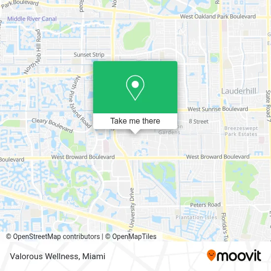 Valorous Wellness map