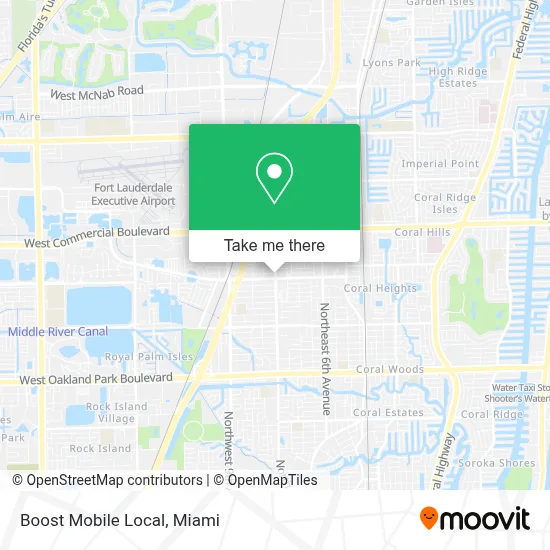 Boost Mobile Local map