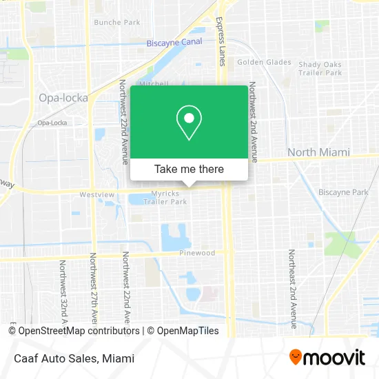 Caaf Auto Sales map