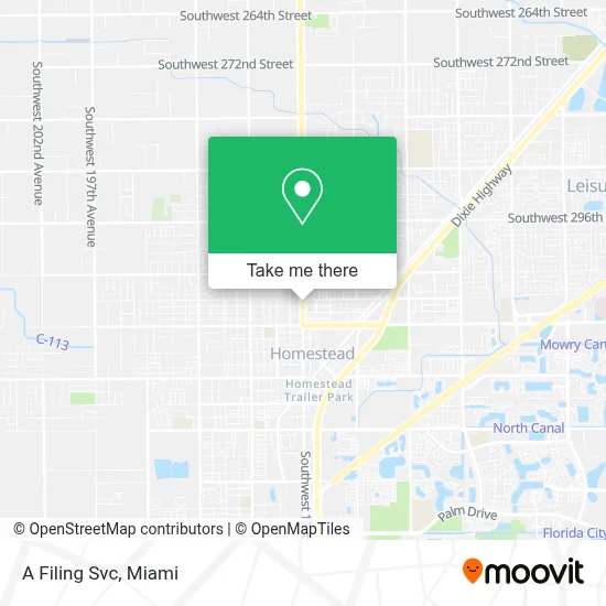 A Filing Svc map