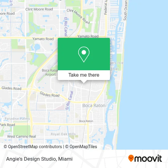 Angie's Design Studio map