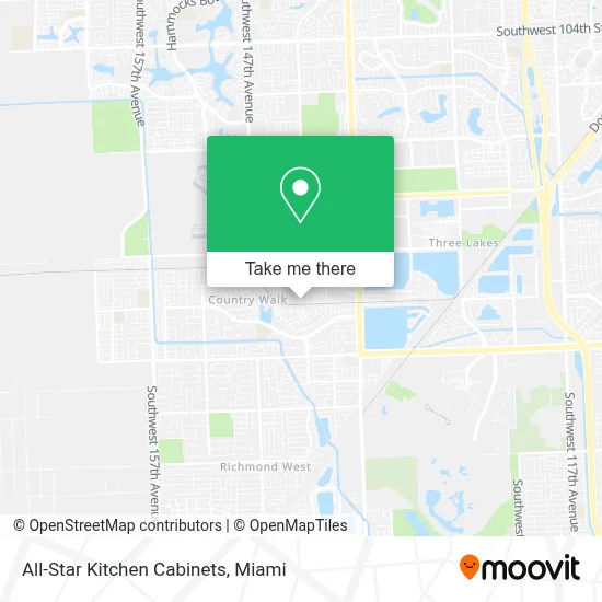 All-Star Kitchen Cabinets map