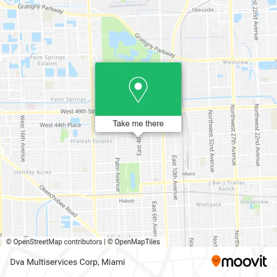 Dva Multiservices Corp map