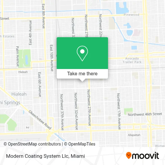 Modern Coating System Llc map