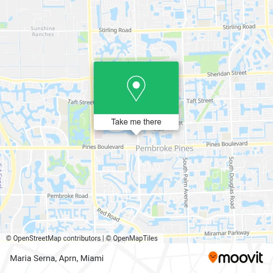 Maria Serna, Aprn map