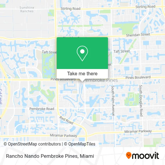 Rancho Nando Pembroke Pines map