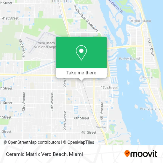 Ceramic Matrix Vero Beach map