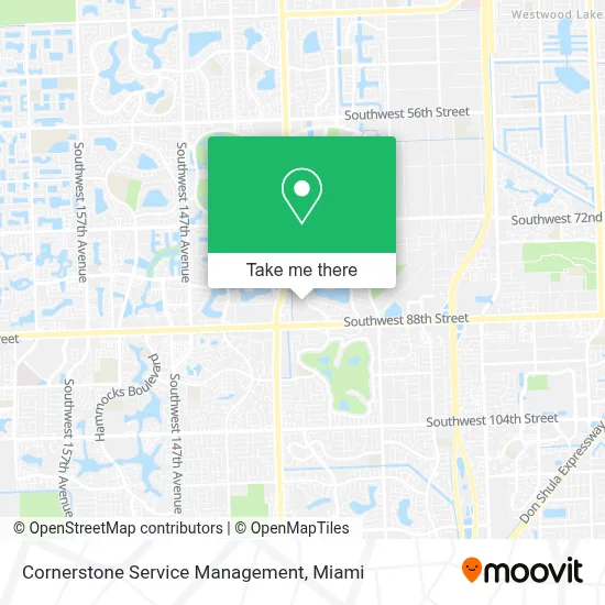 Cornerstone Service Management map
