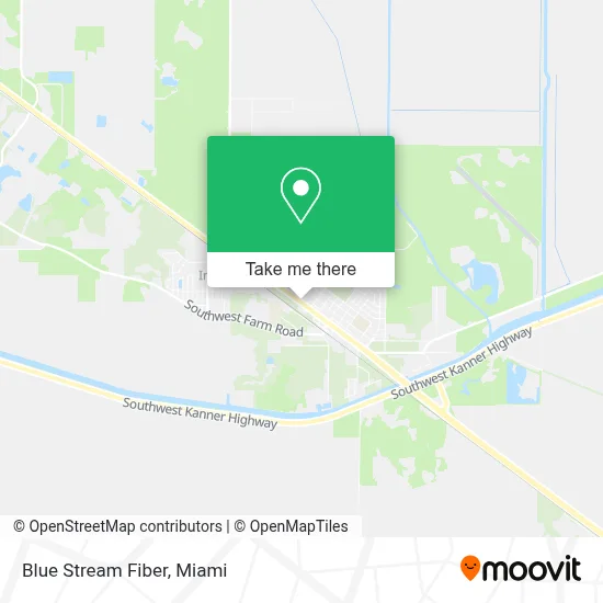 Blue Stream Fiber map
