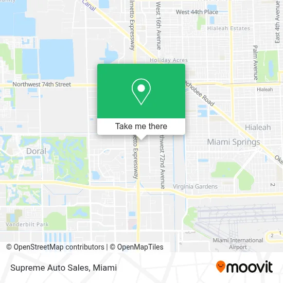 Supreme Auto Sales map