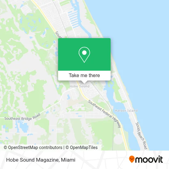 Hobe Sound Magazine map
