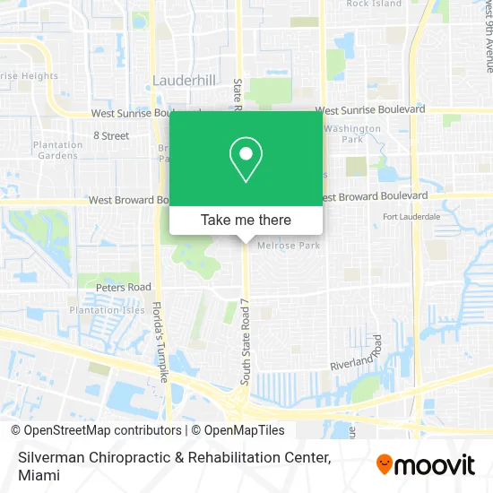 Silverman Chiropractic & Rehabilitation Center map