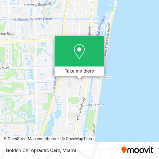 Golden Chiropractic Care map