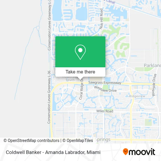 Coldwell Banker - Amanda Labrador map