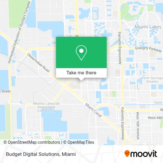 Budget Digital Solutions map