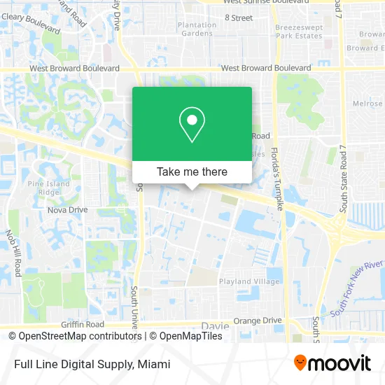 Full Line Digital Supply map