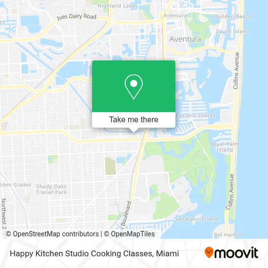Happy Kitchen Studio Cooking Classes map