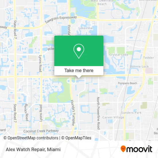 Alex Watch Repair map