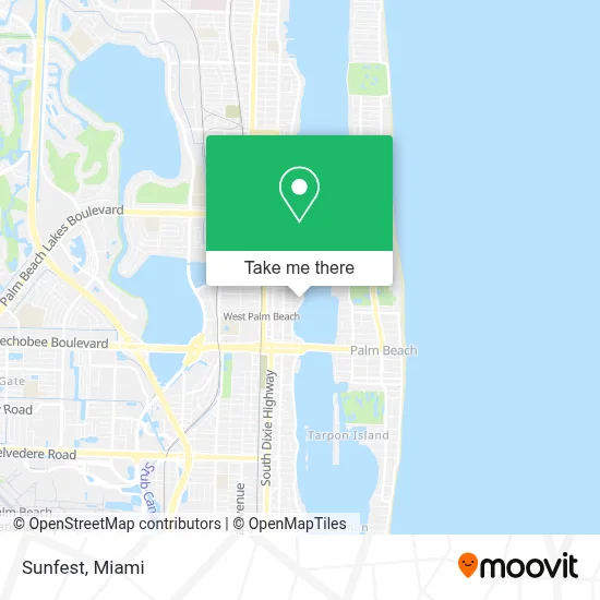 Sunfest map
