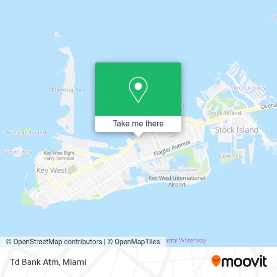 Td Bank Atm map