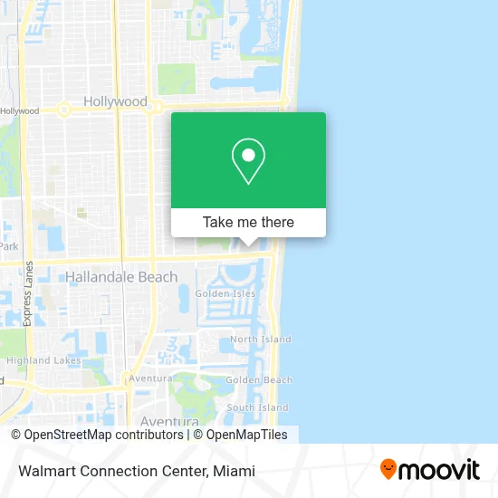 Walmart Connection Center map