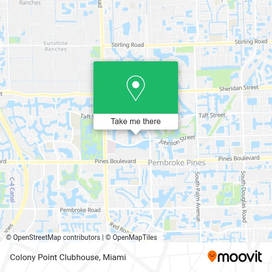 Colony Point Clubhouse map